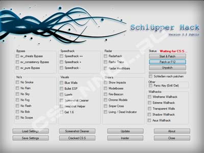 Schlupper Hack 1.2 – чит для CSS